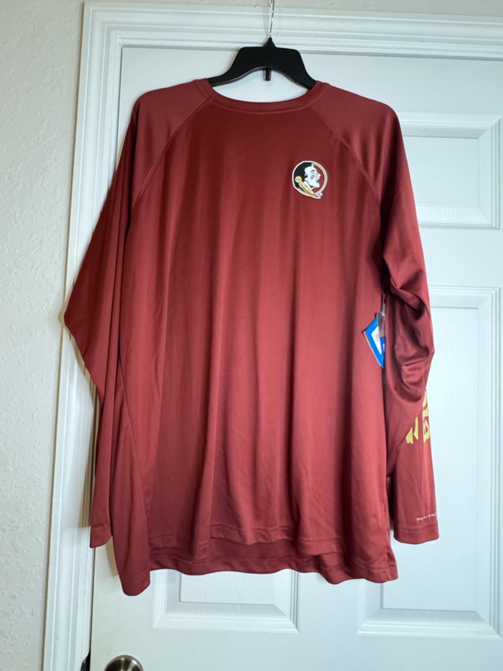 Columbia Maroon Long Sleeve Omni-Shade Tee